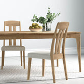 Solace Dining Table 1650 Extending - Natural Oak - Pendle Village Furniture